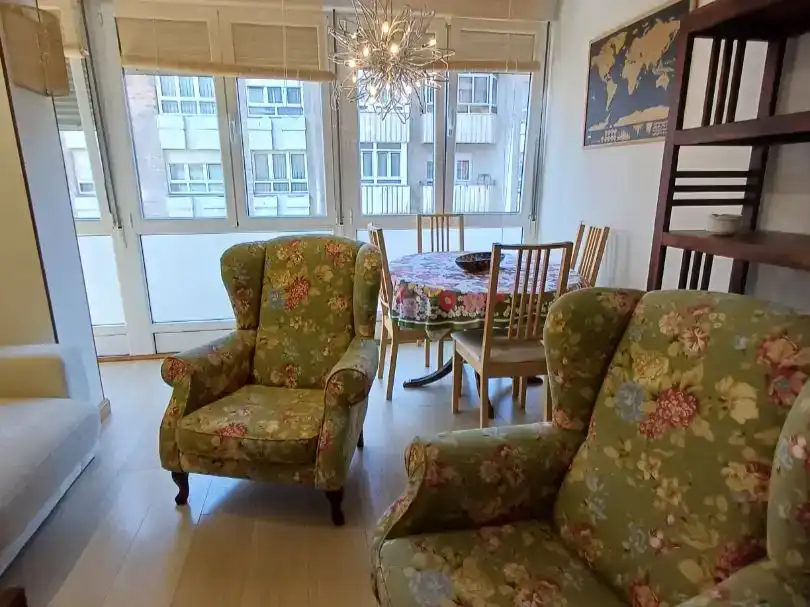 Sala d'estar de Pis de lloguer en Gijón 