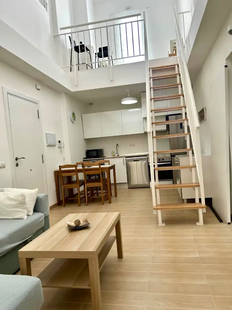 Cocina de Ático de alquiler en Balanegra con Aire acondicionado, Calefacción y Jardín privado