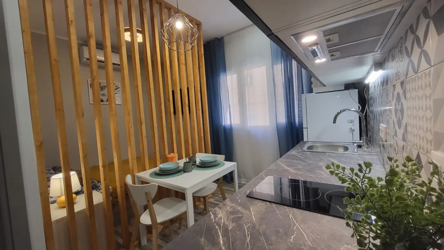 Kitchen of Flat for rent in Alicante / Alacant  with Air Conditioner, Heating and Furnished