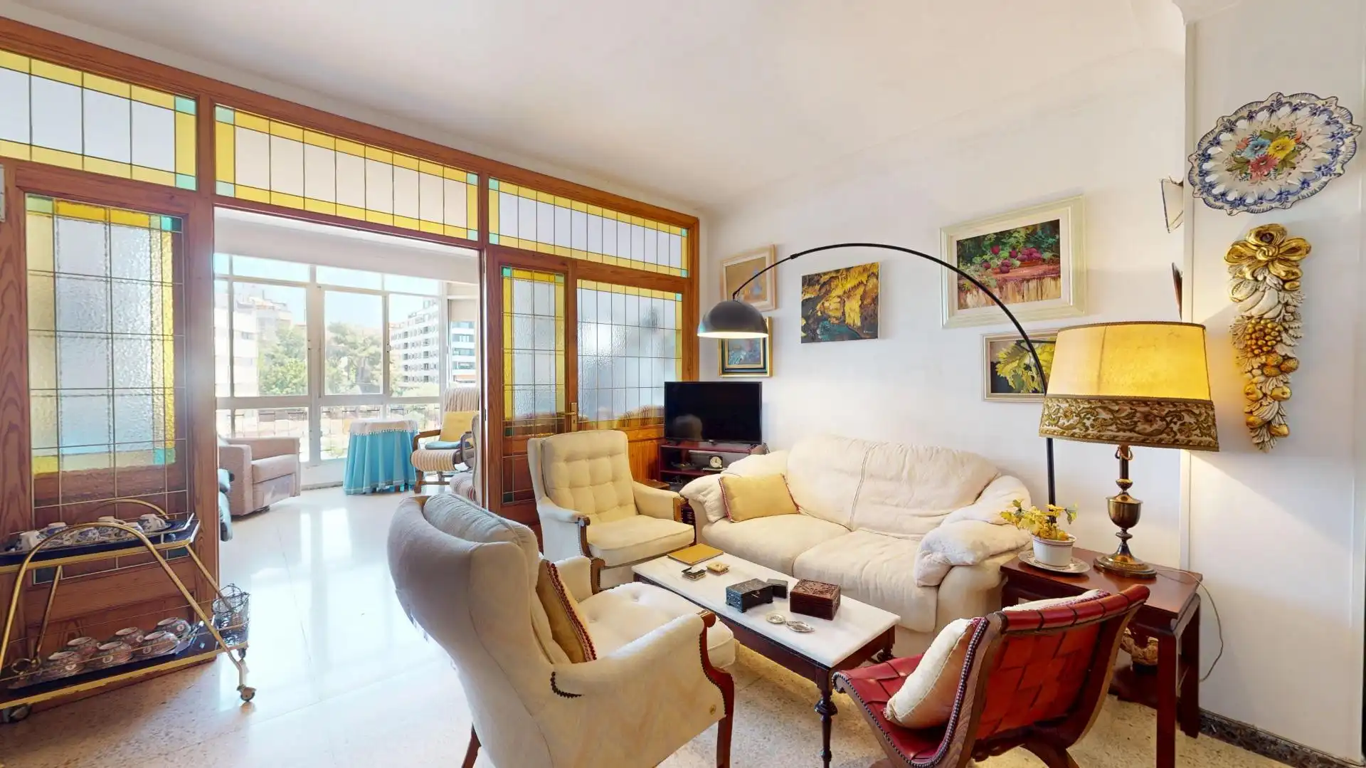 Sala de estar de Piso en venta en  Palma de Mallorca