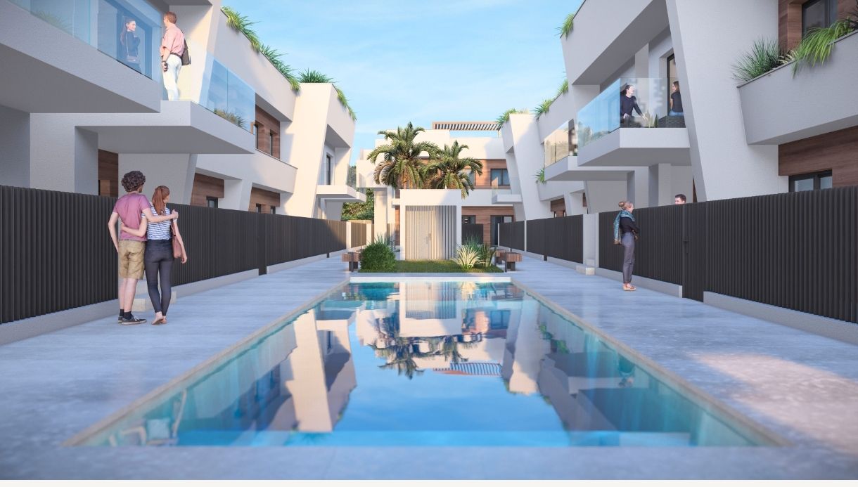 Piscina de Casa o xalet en venda en Torre-Pacheco amb Aire condicionat, Calefacció i Jardí privat
