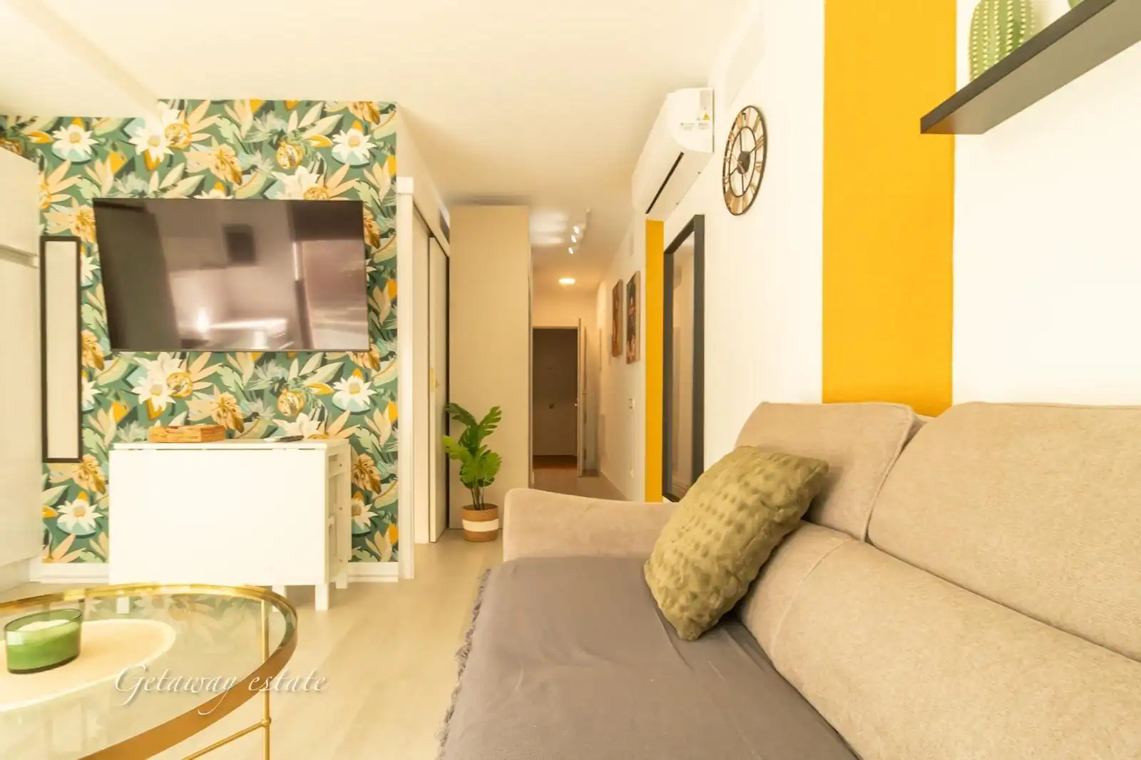 Wohnzimmer von Wohnung zum Verkauf in Mogán mit Klimaanlage, Abstellraum und Möbliert