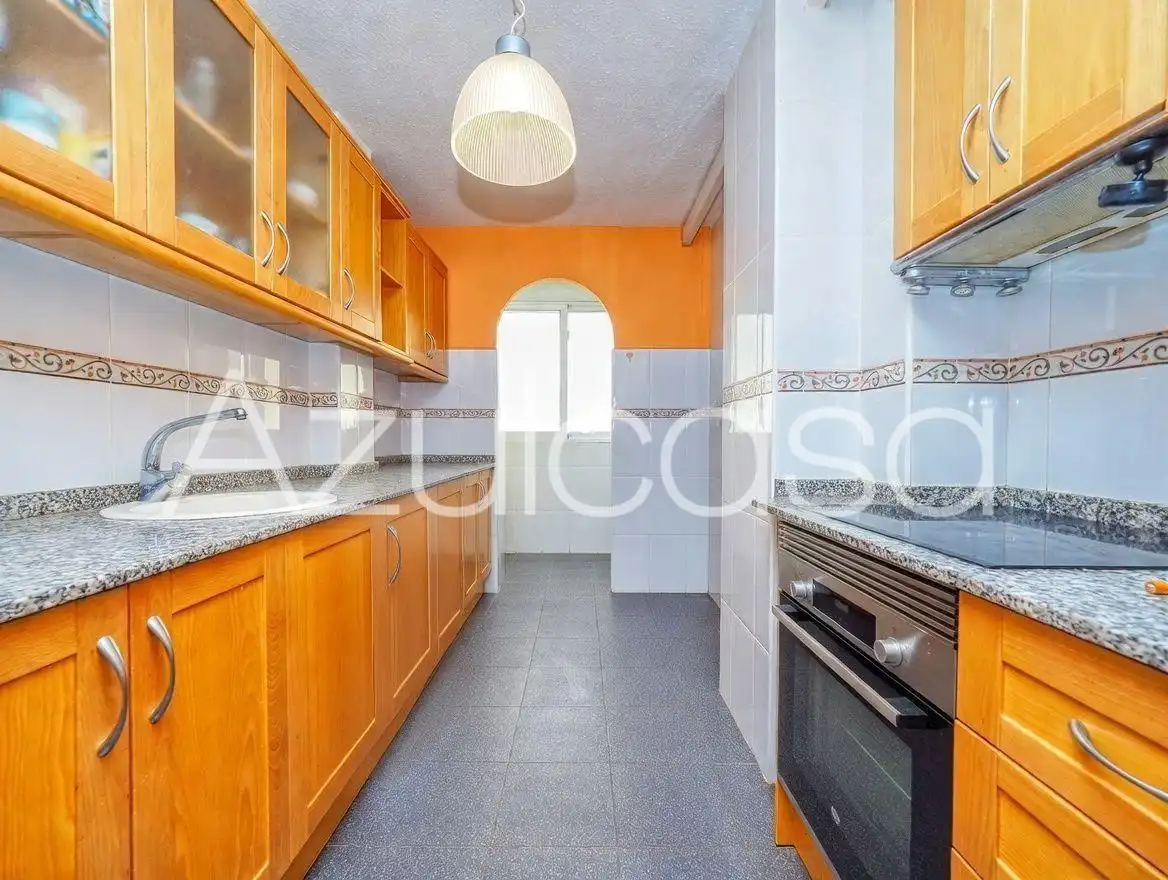 Kitchen of Flat for sale in El Campello  with Air Conditioner, Terrace and Furnished