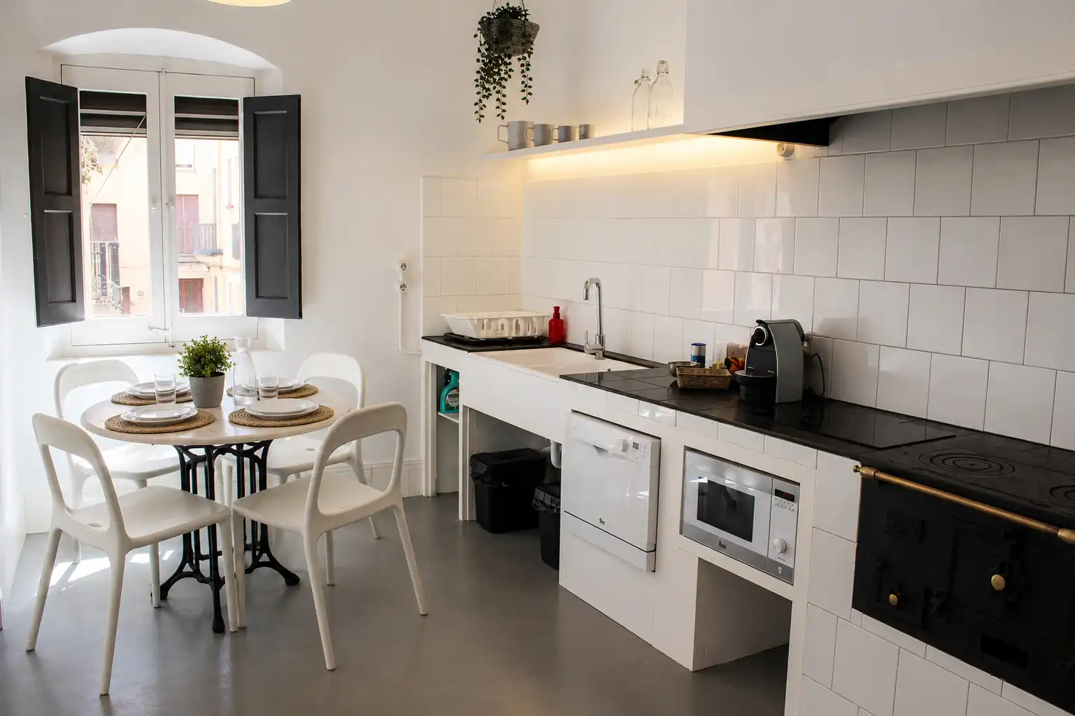 Cocina de Loft de alquiler en Palamós con Calefacción, Amueblado y Lavadora