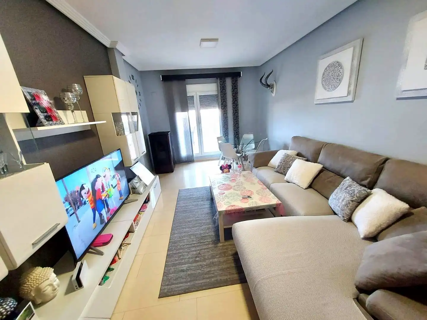 Wohnzimmer von Dachboden zum Verkauf in Calasparra mit Terrasse und Abstellraum