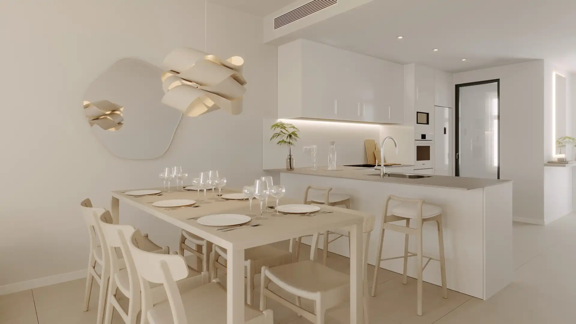 Cuina de Apartament en venda en La Nucia amb Aire condicionat, Terrassa i Traster