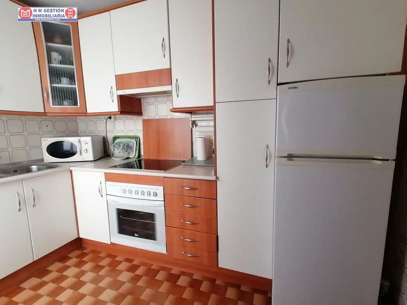 Cocina de Piso en venta en Alcázar de San Juan con Terraza, Amueblado y Balcón