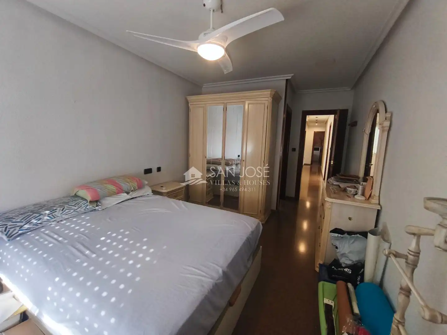 Bedroom of Flat for sale in Aspe  with Air Conditioner