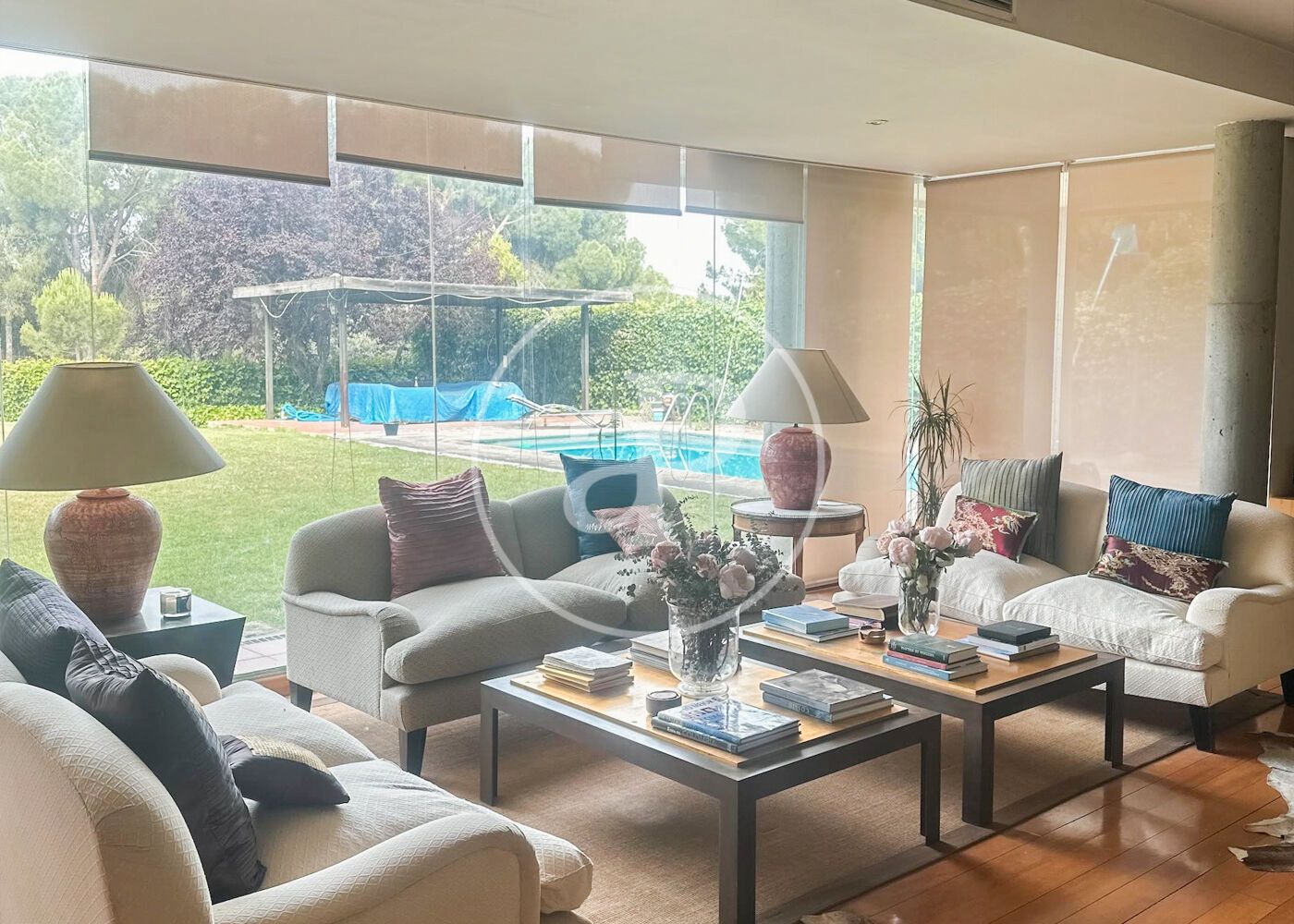 Living room of House or chalet to rent in Majadahonda  with Heating, Private garden and Storage room