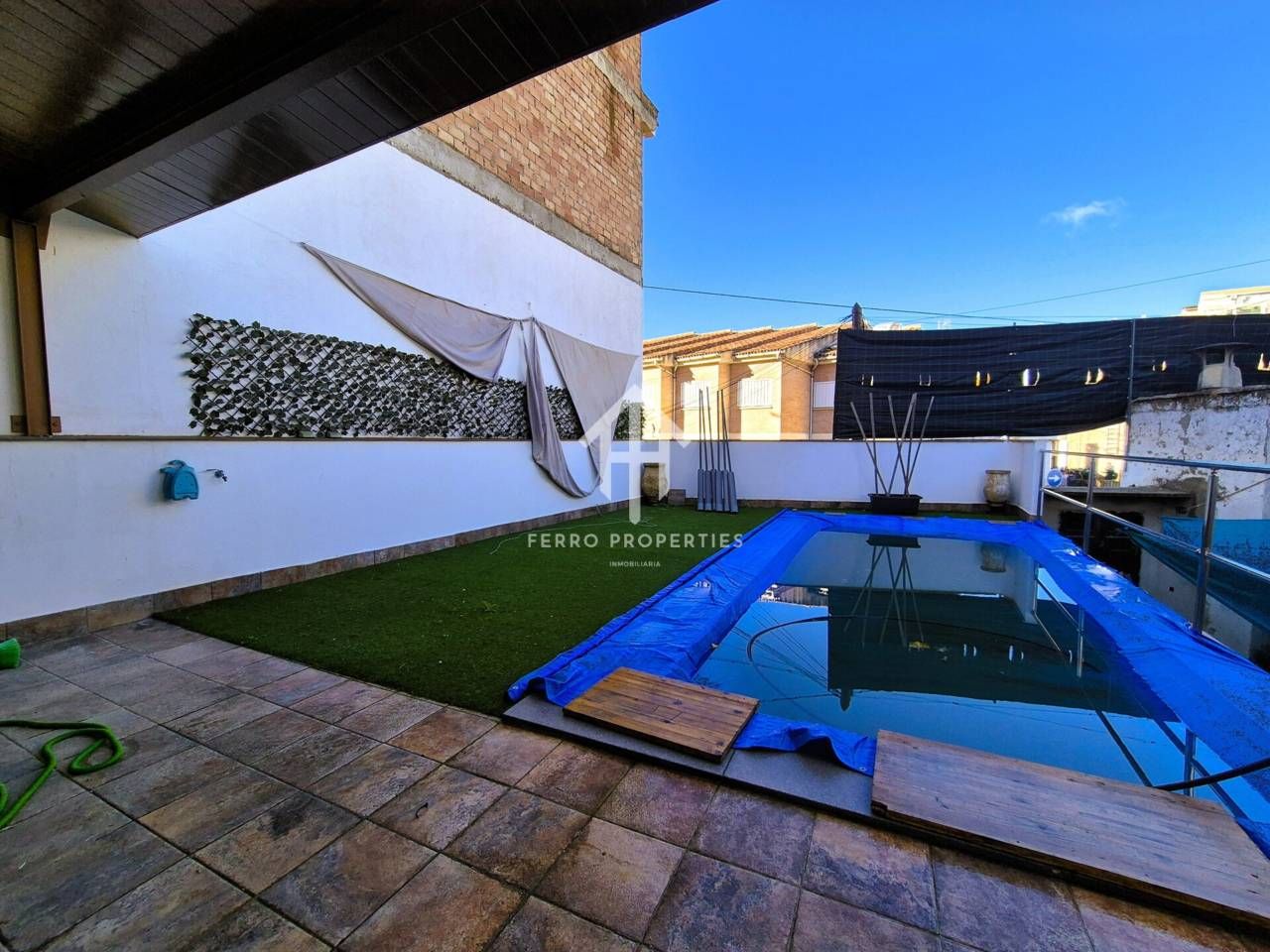 Vista exterior de Casa o chalet en venta en Algarinejo con Piscina