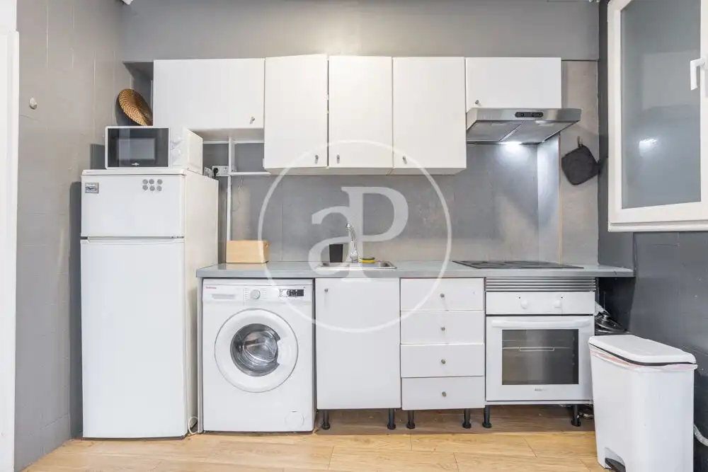 Cocina de Piso de alquiler en Valencia con Aire acondicionado, Amueblado y Balcón