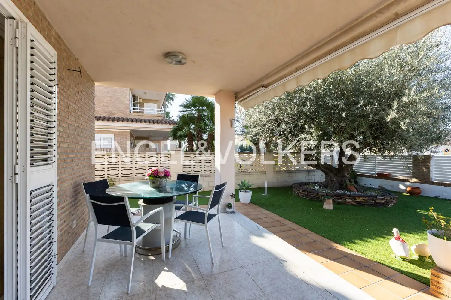 Terraza de Casa o chalet de alquiler en Benicasim / Benicàssim con Aire acondicionado, Calefacción y Jardín privado