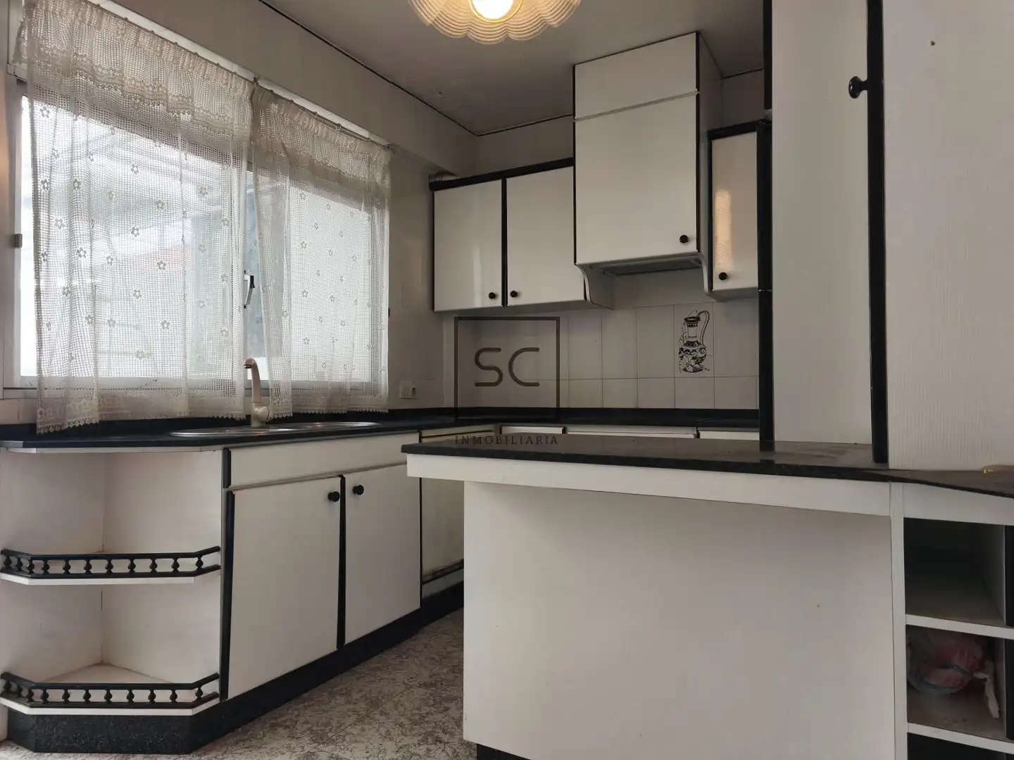 Kitchen of Flat for sale in Narón  with Heating, Parquet flooring and Terrace