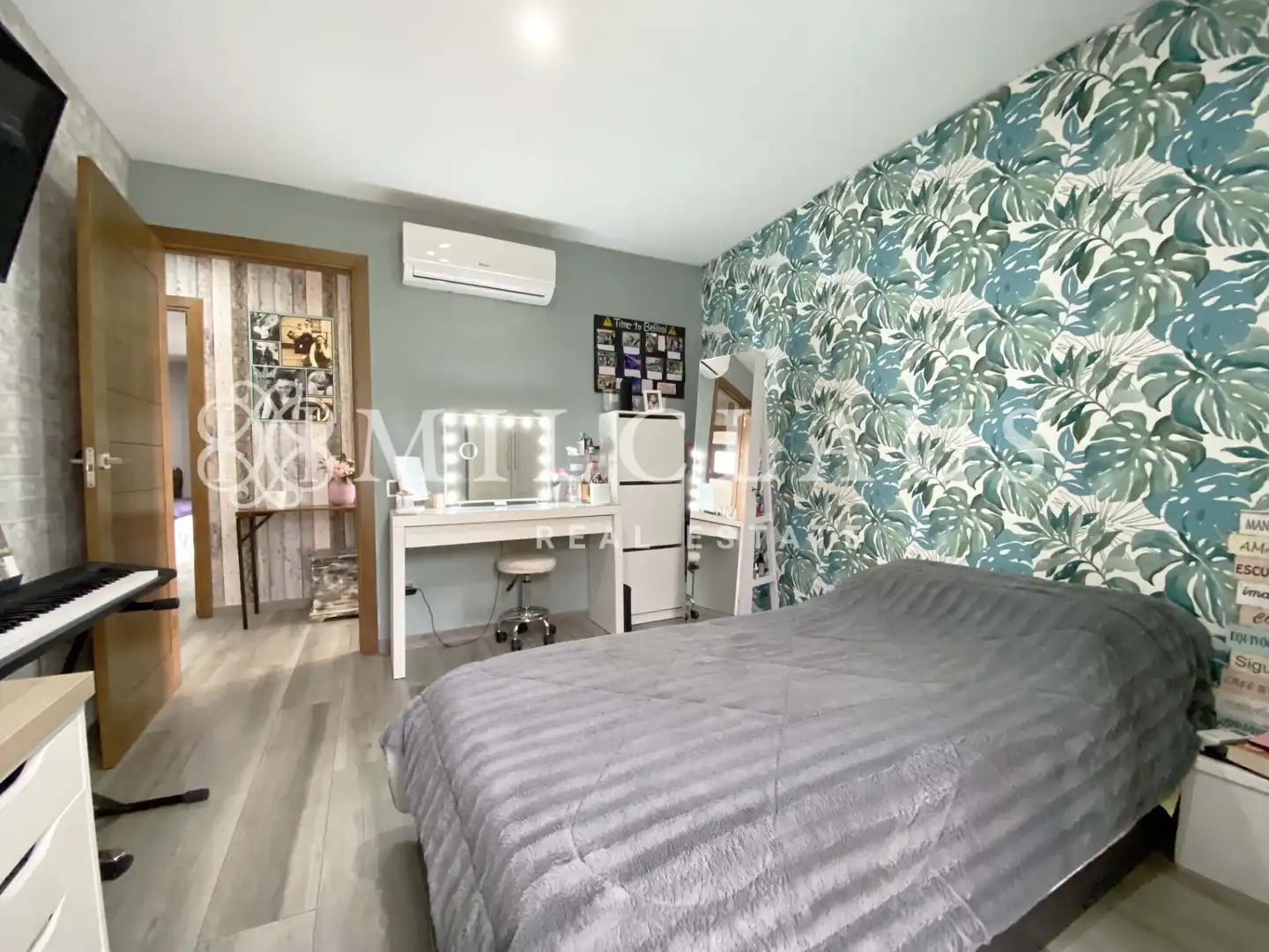 Schlafzimmer von Haus oder Chalet zum Verkauf in Lliçà d'Amunt mit Klimaanlage, Heizung und Privatgarten