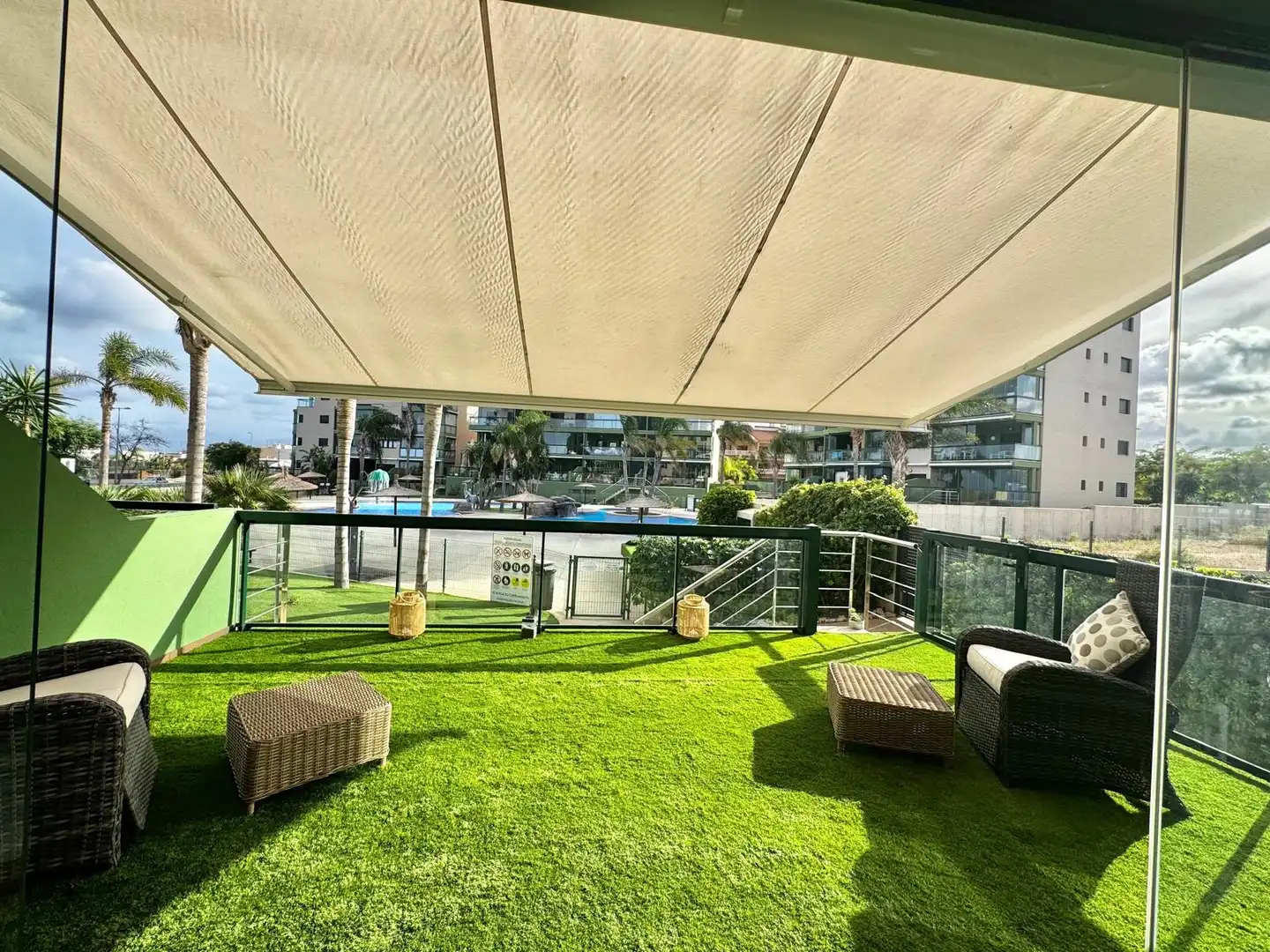 Terraza de Casa o chalet de alquiler en Pilar de la Horadada con Aire acondicionado, Calefacción y Terraza