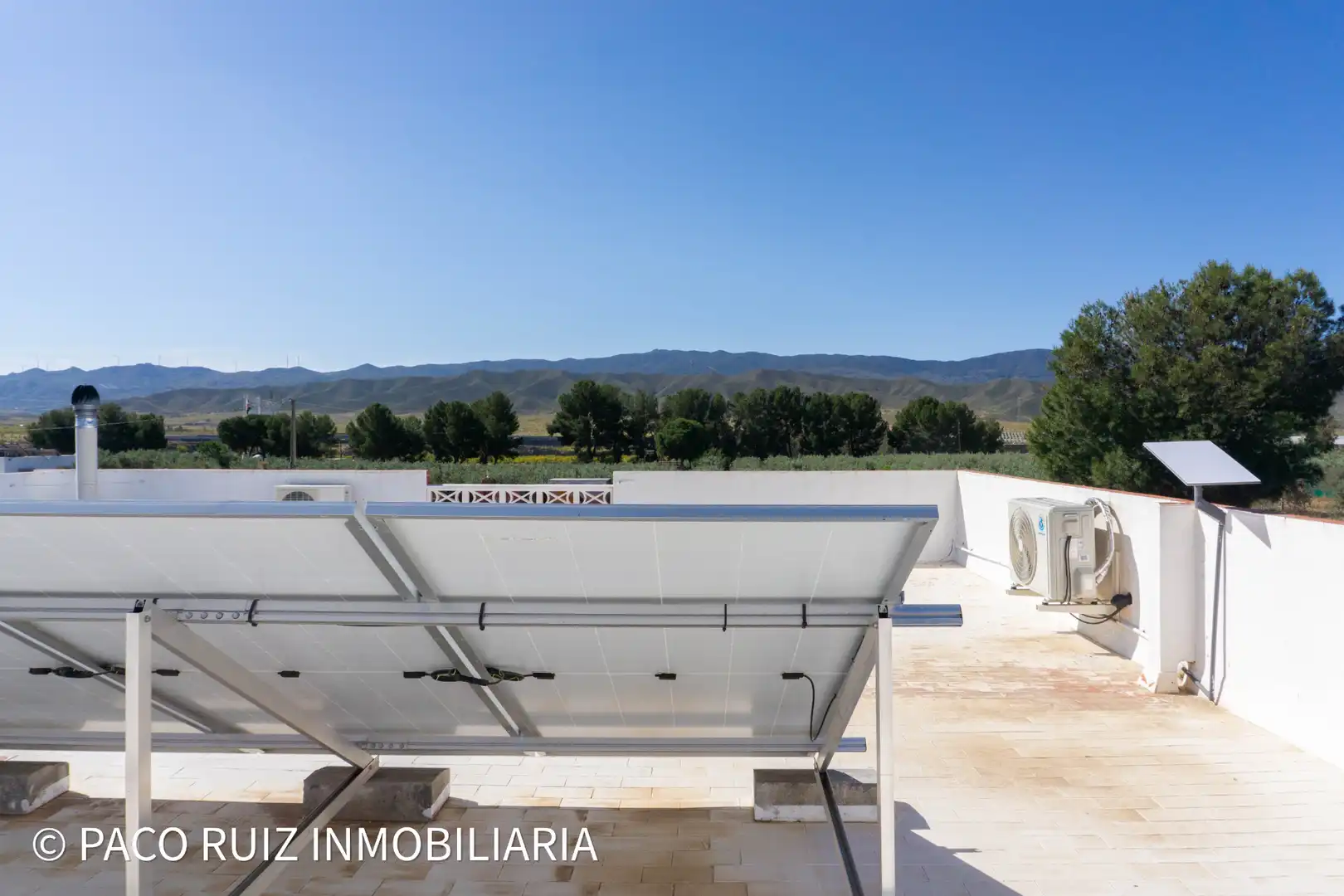 Terraza de Finca rústica en venta en Tabernas con Aire acondicionado, Jardín privado y Terraza