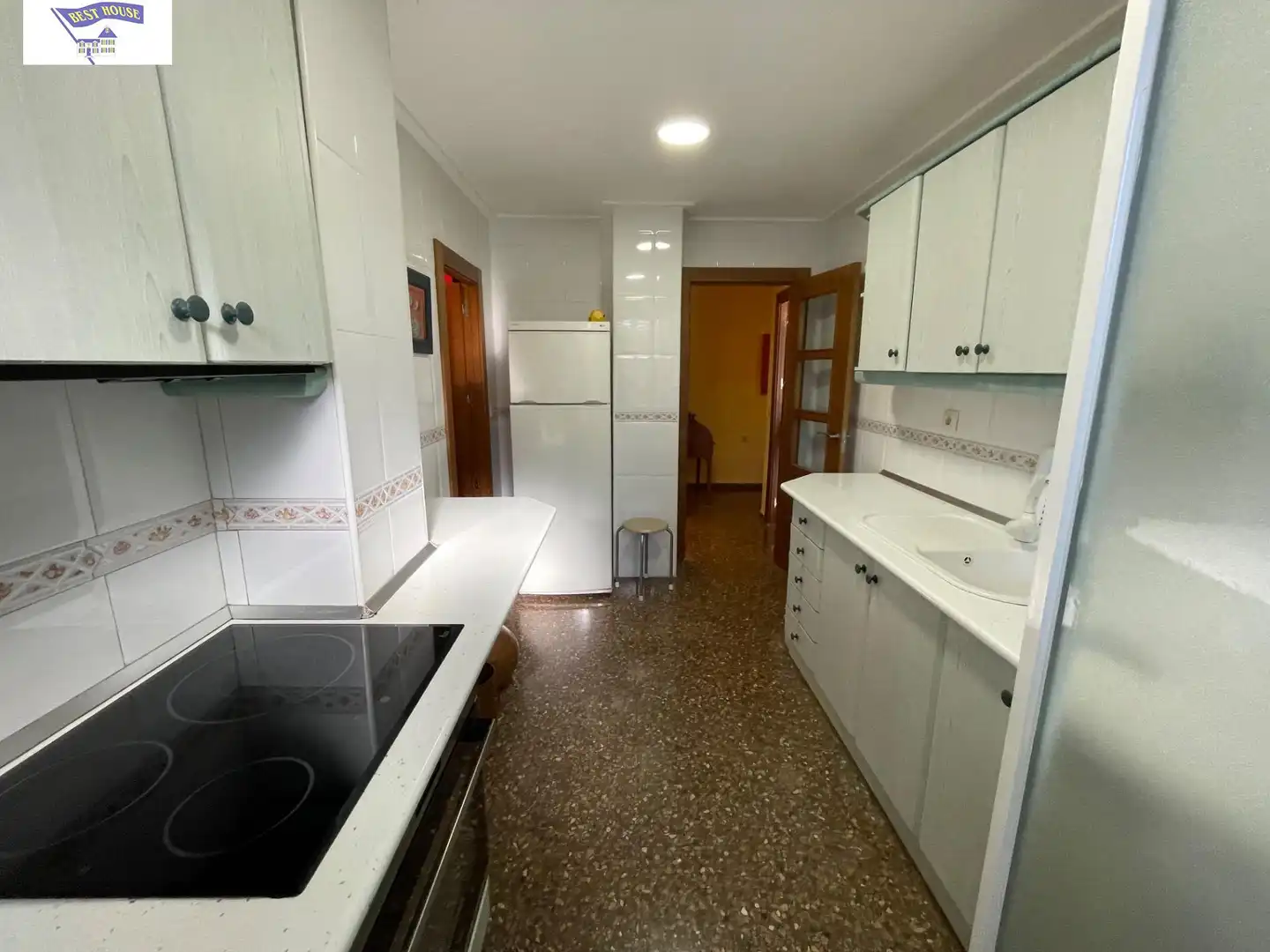 Kitchen of Flat for sale in Albacete  with Balcony