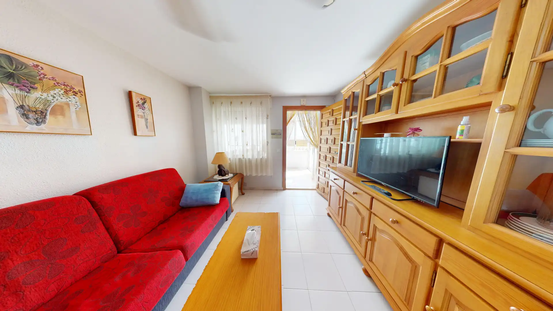 Sala d'estar de Casa o xalet en venda en San Javier amb Jardí privat, Terrassa i Traster