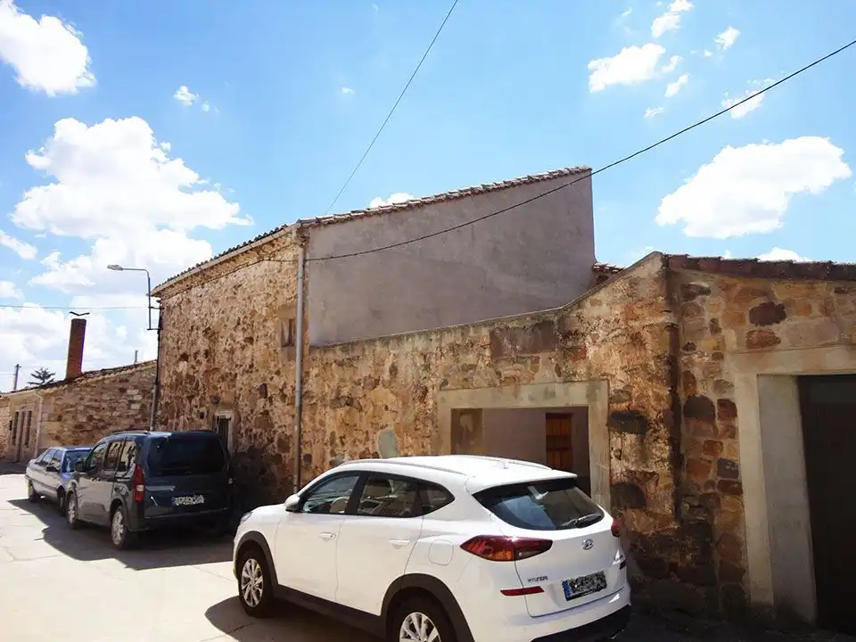 Exterior view of Country homes for sale in Barbadillo del Mercado  with Private garden