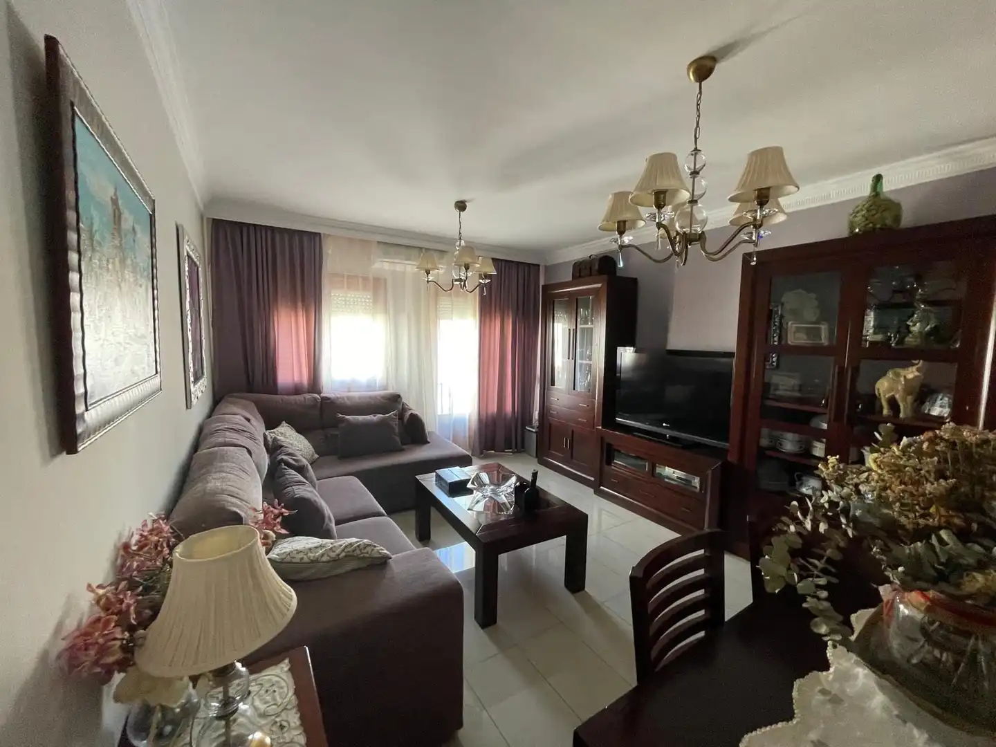 Sala de estar de Piso en venta en Algeciras con Aire acondicionado