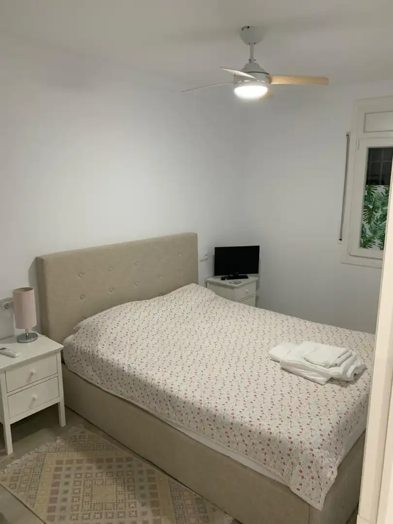 Dormitori de Apartament en venda en Mont-roig del Camp amb Aire condicionat, Jardí privat i Terrassa