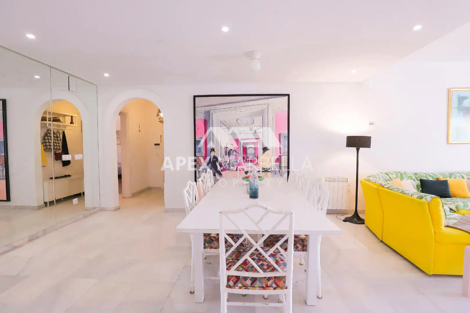 Esszimmer von Wohnung zum Verkauf in Marbella mit Klimaanlage, Terrasse und Möbliert