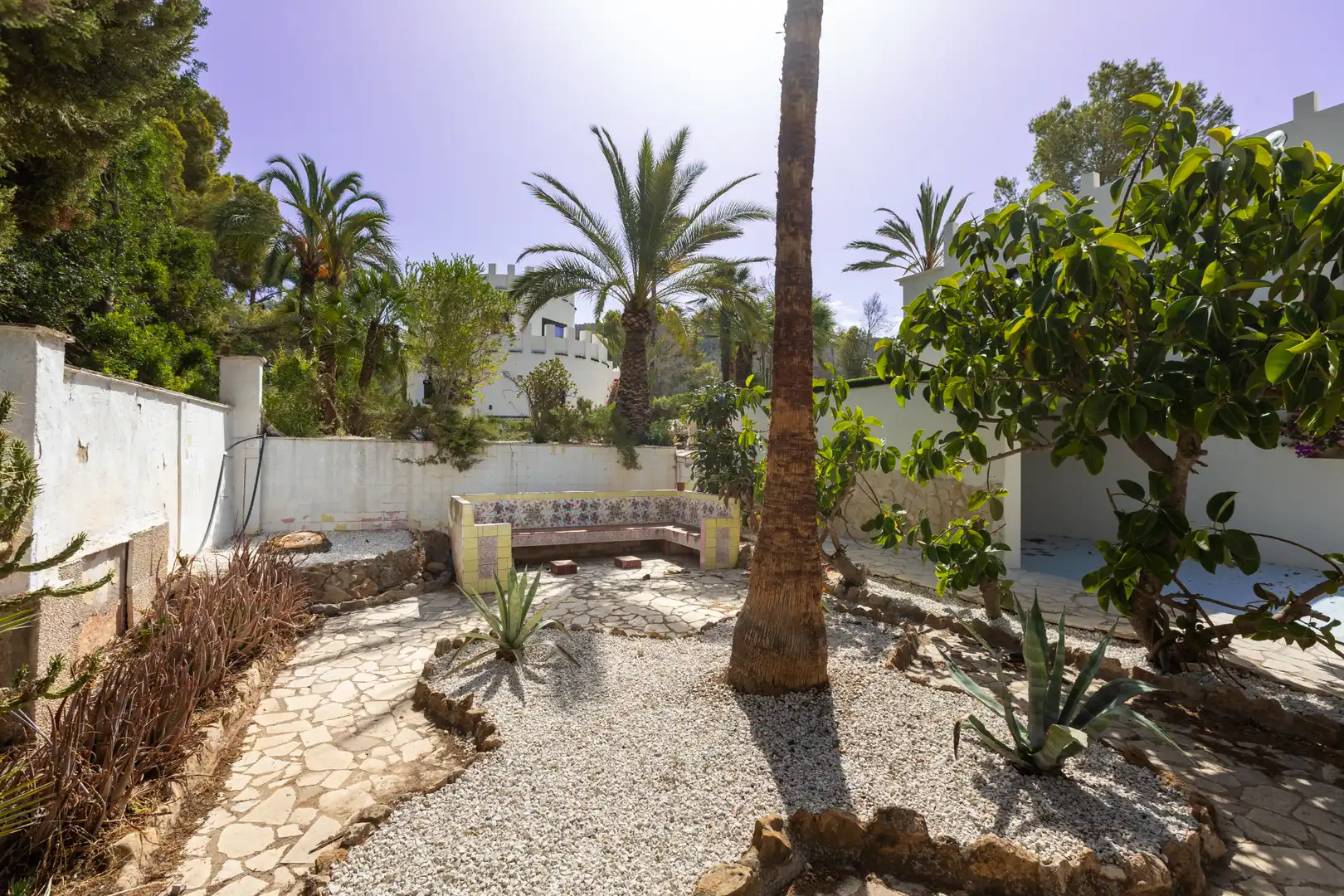 Garden of Houses for sale in Benidorm  with Air Conditioner, Heating and Private garden