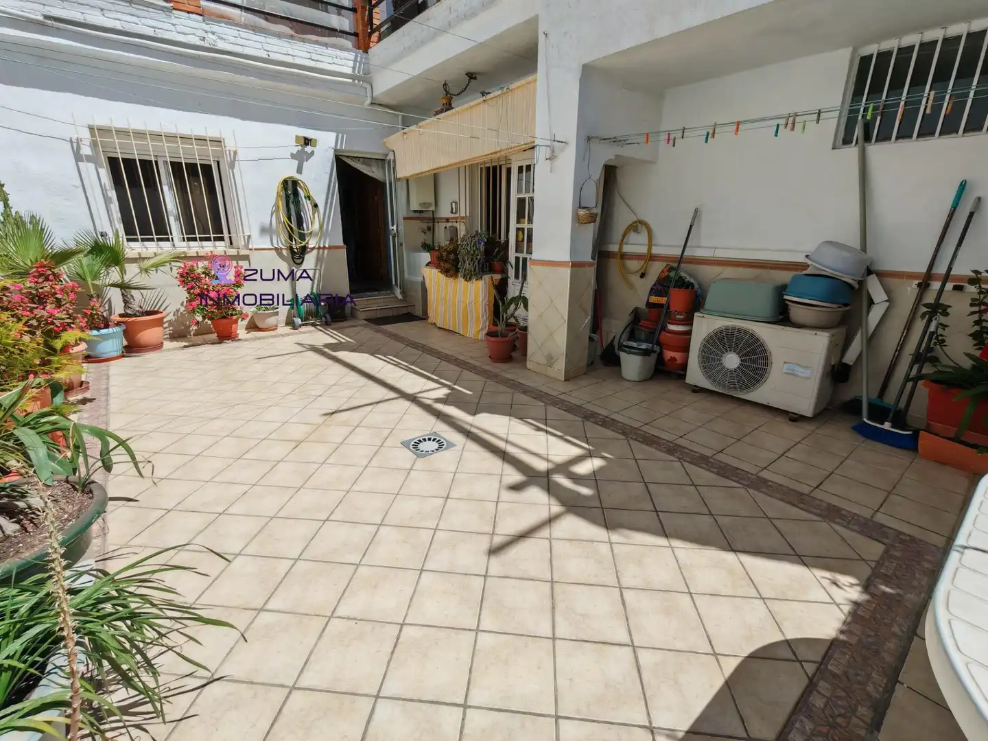 Terrace of Flat for sale in Málaga  with Air Conditioner, Storage room and Furnished