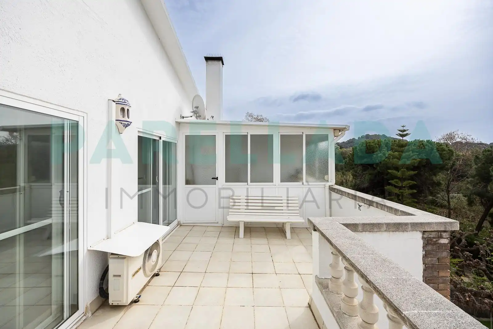 Terraza de Casa o chalet en venta en Badalona con Aire acondicionado, Calefacción y Jardín privado