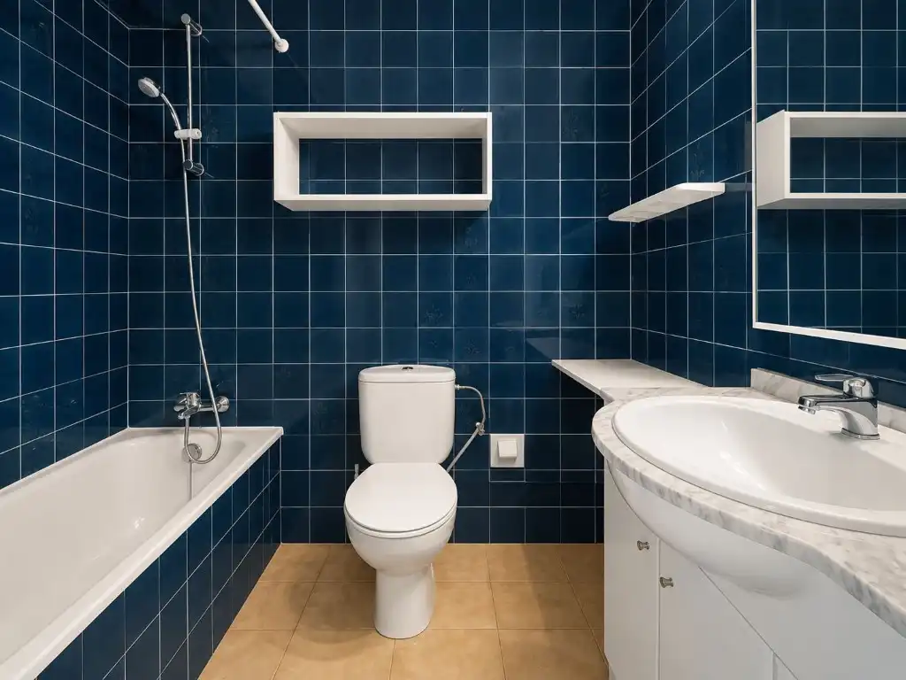 Badezimmer von Wohnung zum Verkauf in L'Estartit mit Möbliert