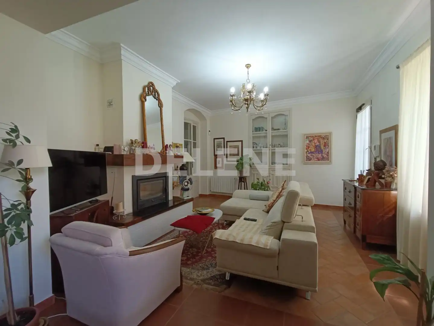 Living room of Houses for sale in Hellín  with Heating, Private garden and Parquet flooring