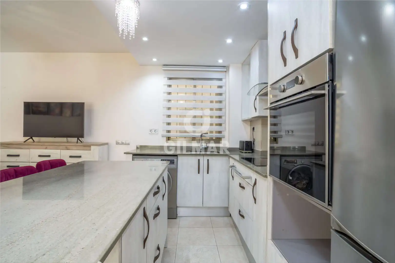 Cocina de Planta baja en venta en Estepona con Calefacción, Jardín privado y Piscina