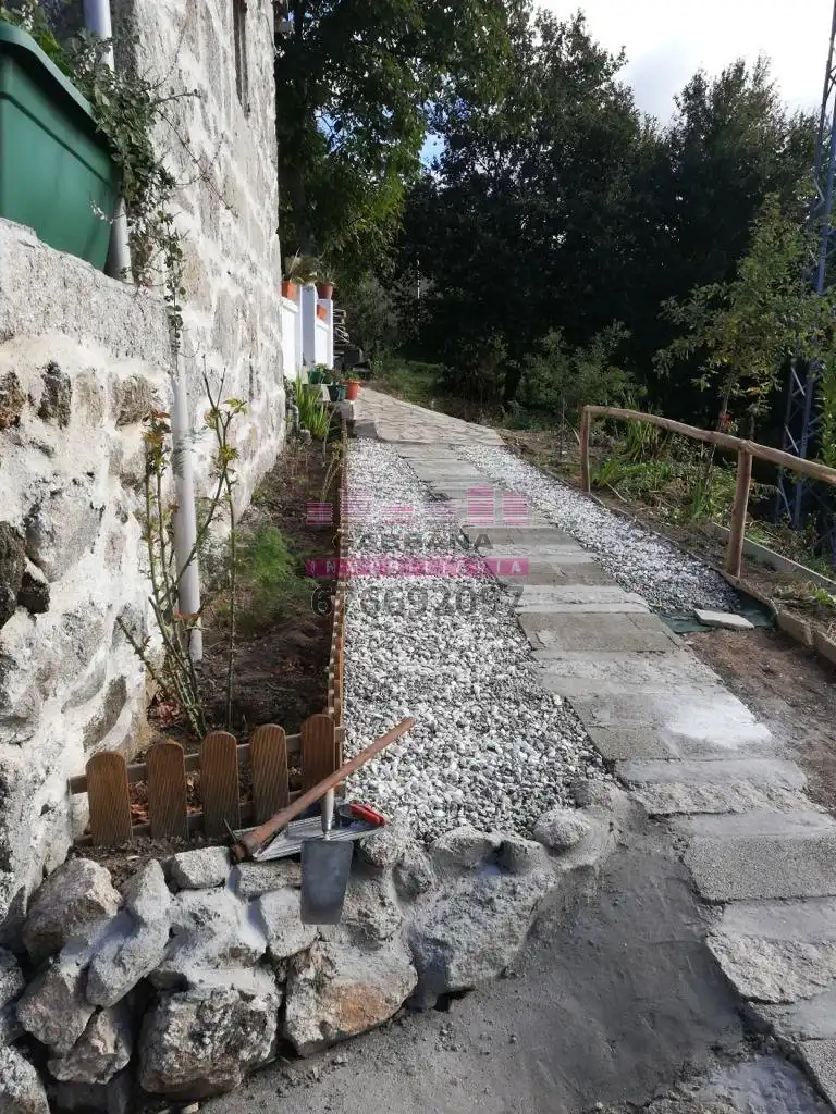Jardín de Finca rústica en venta en Ponteareas con Jardín privado, Terraza y Piscina