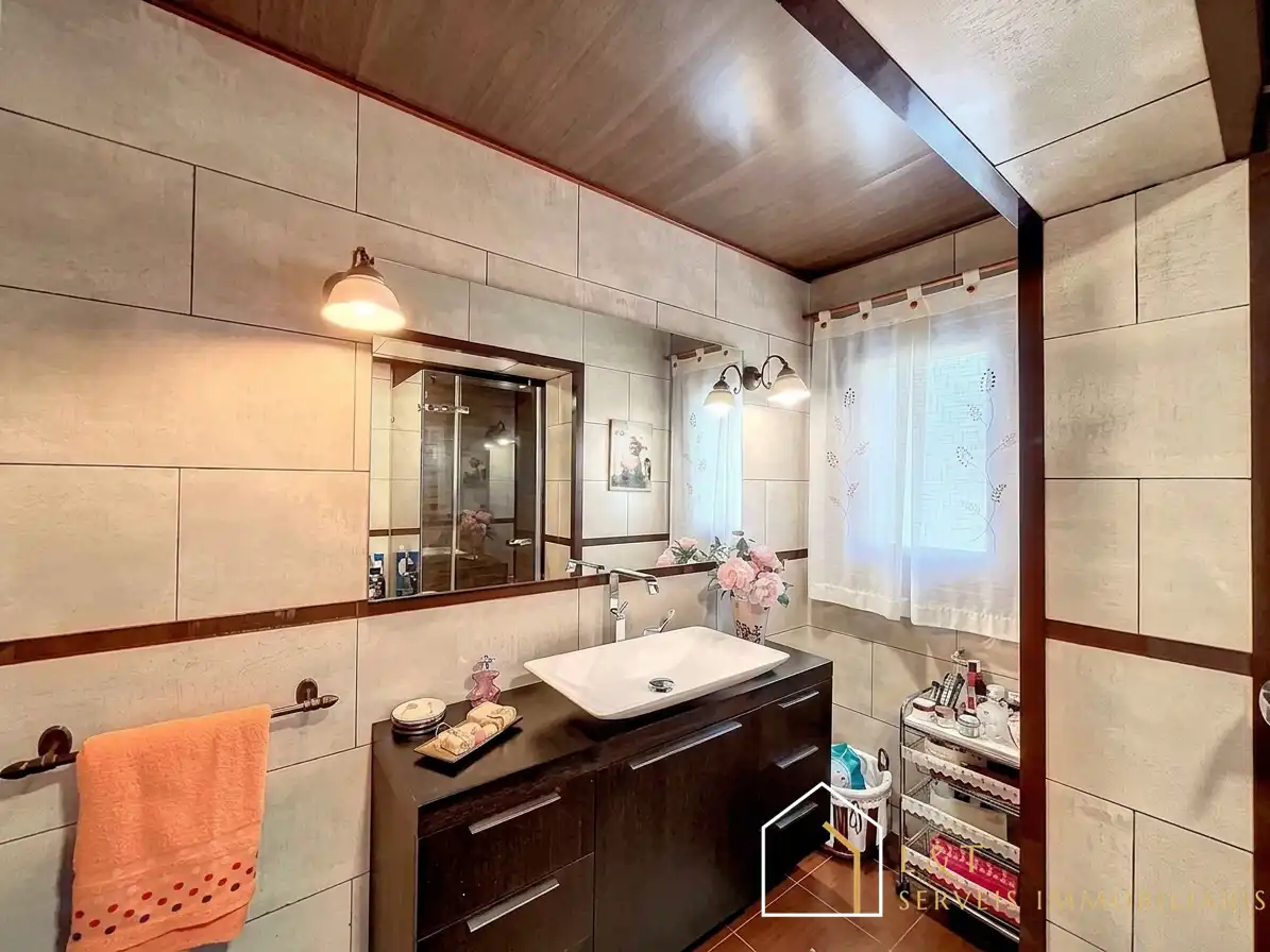 Baño de Casa o chalet en venta en Vallgorguina con Calefacción, Jardín privado y Parquet