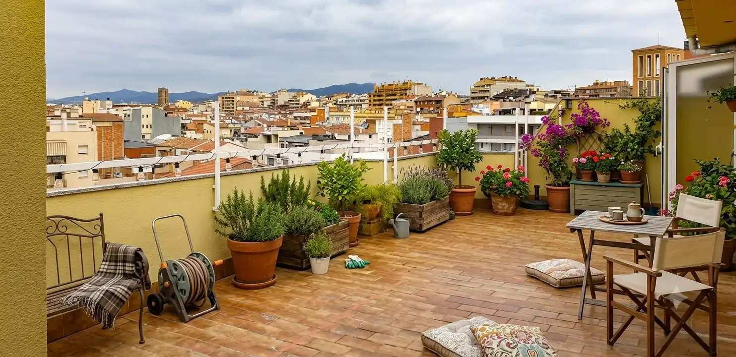 Terrace of Flat for sale in Girona  with Heating and Terrace