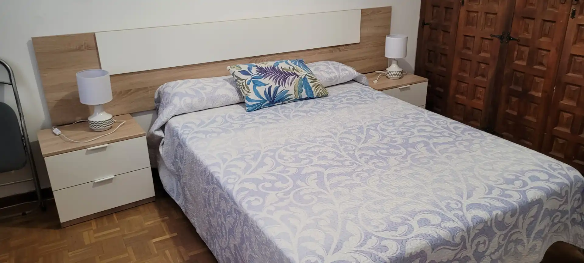 Schlafzimmer von Wohnung zur Miete in Cuenca mit Heizung, Möbliert und Ofen