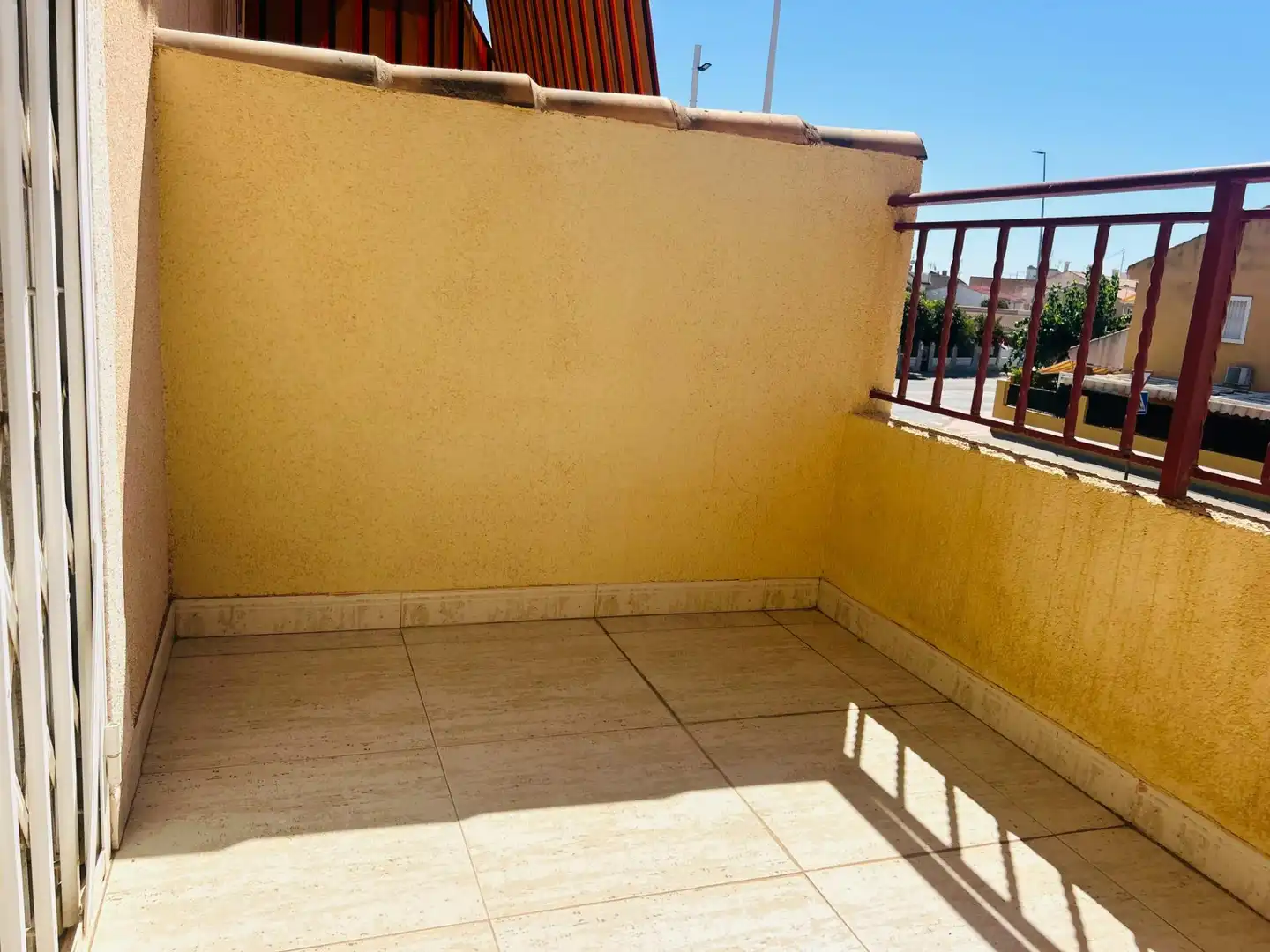 Terrasse von Einfamilien-Reihenhaus zum Verkauf in San Javier mit Klimaanlage, Terrasse und Möbliert