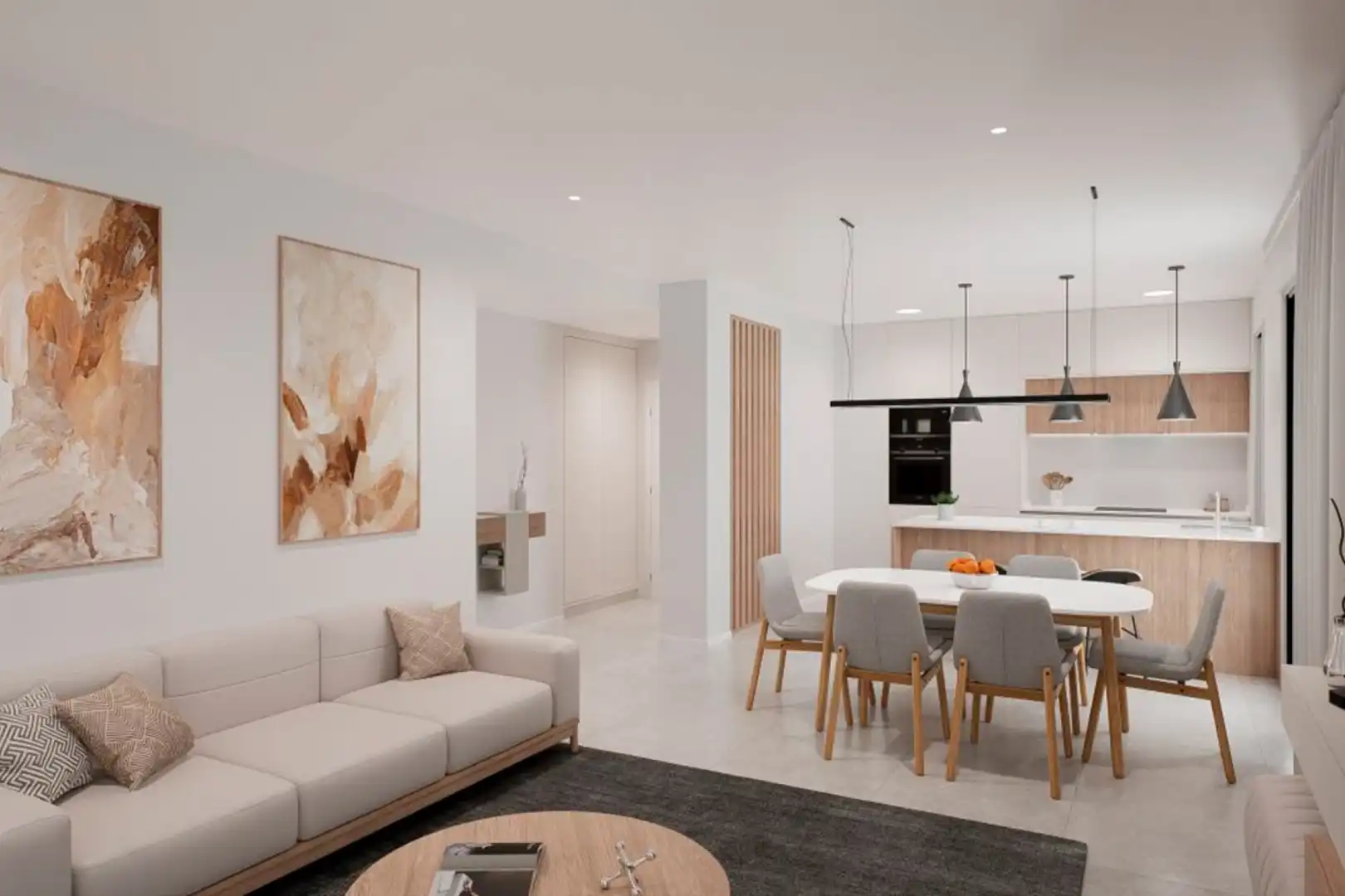 Living room of Flat for sale in Los Alcázares  with Air Conditioner, Private garden and Terrace