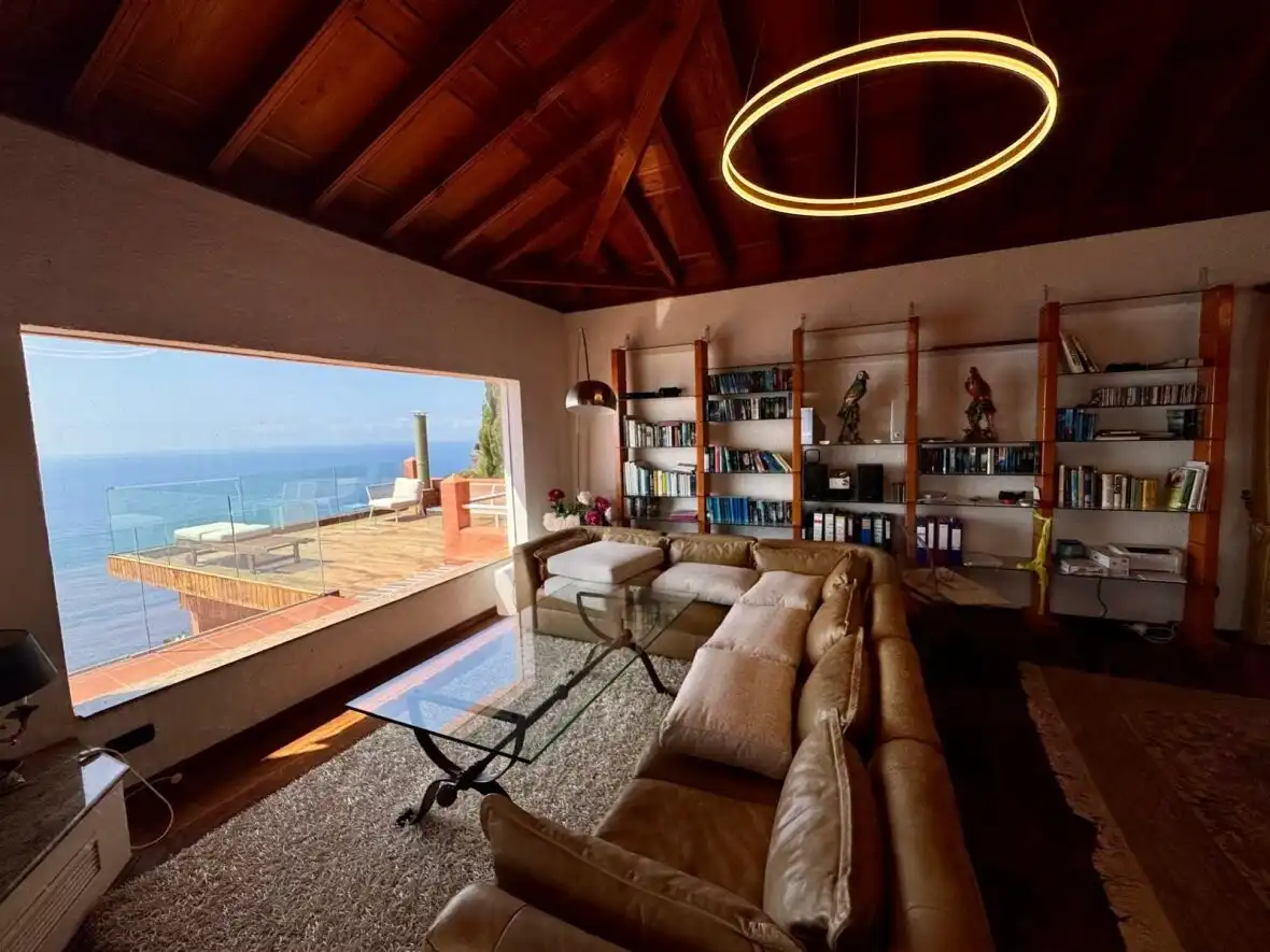 Sala de estar de Casa o chalet en venta en Tacoronte con Terraza y Sauna