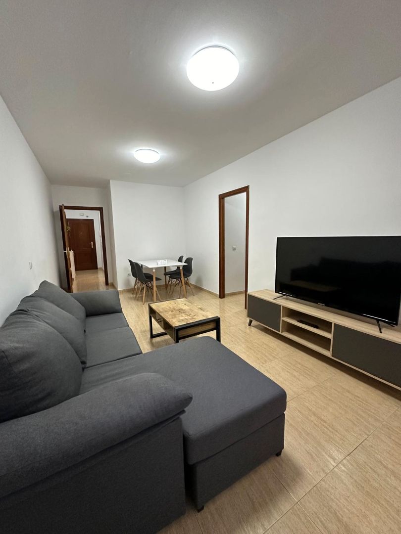Living room of Flat to rent in Roquetas de Mar  with Air Conditioner, Heating and Furnished