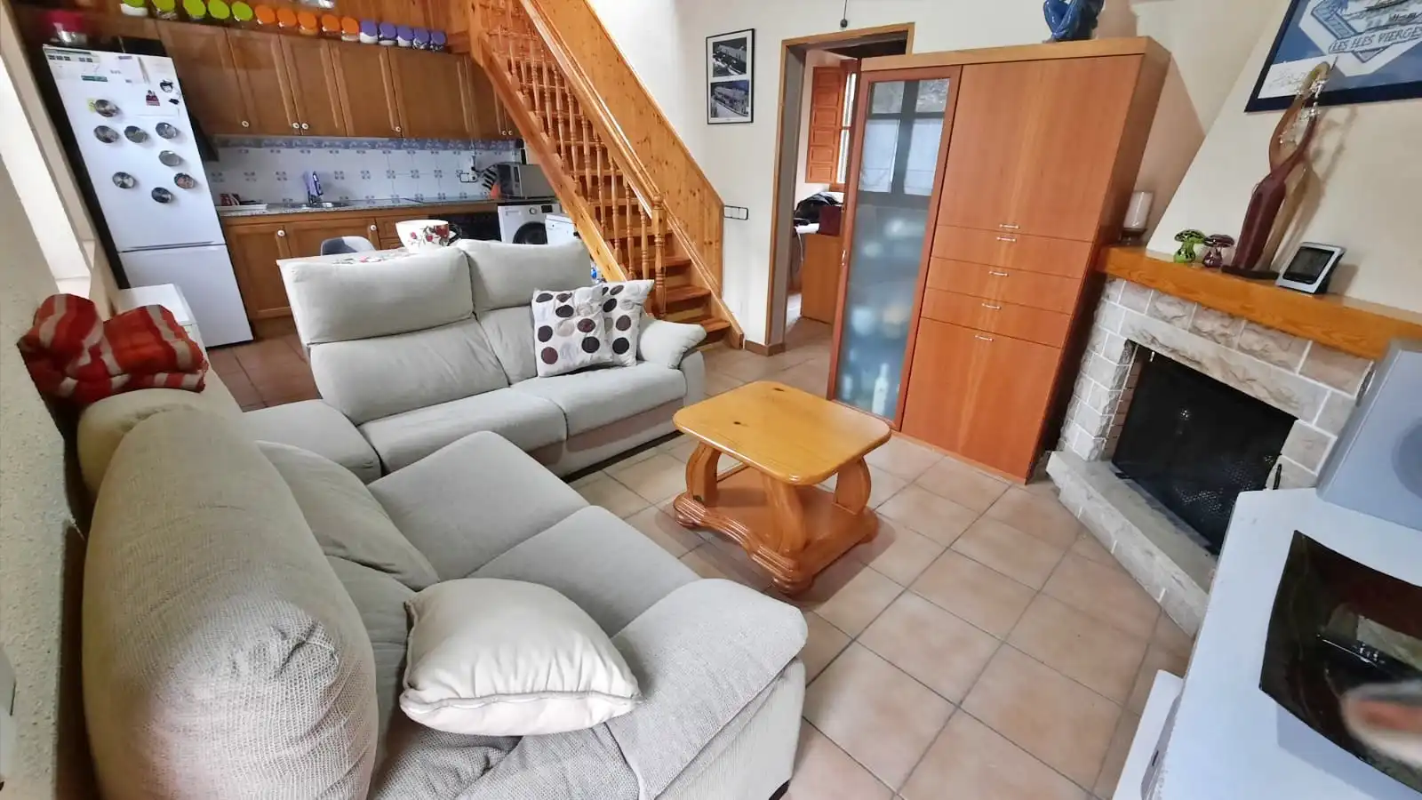Sala de estar de Dúplex en venta en Cercs
