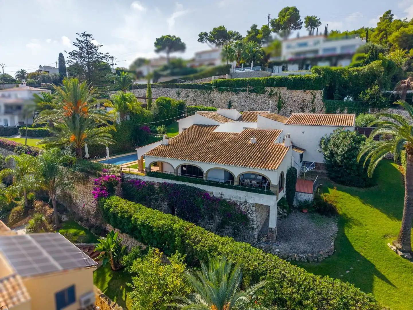 Exterior view of Houses for sale in Jávea / Xàbia  with Private garden, Terrace and Swimming Pool