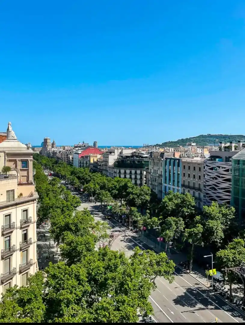 Außenansicht von Dachboden zum Verkauf in  Barcelona Capital mit Klimaanlage und Balkon