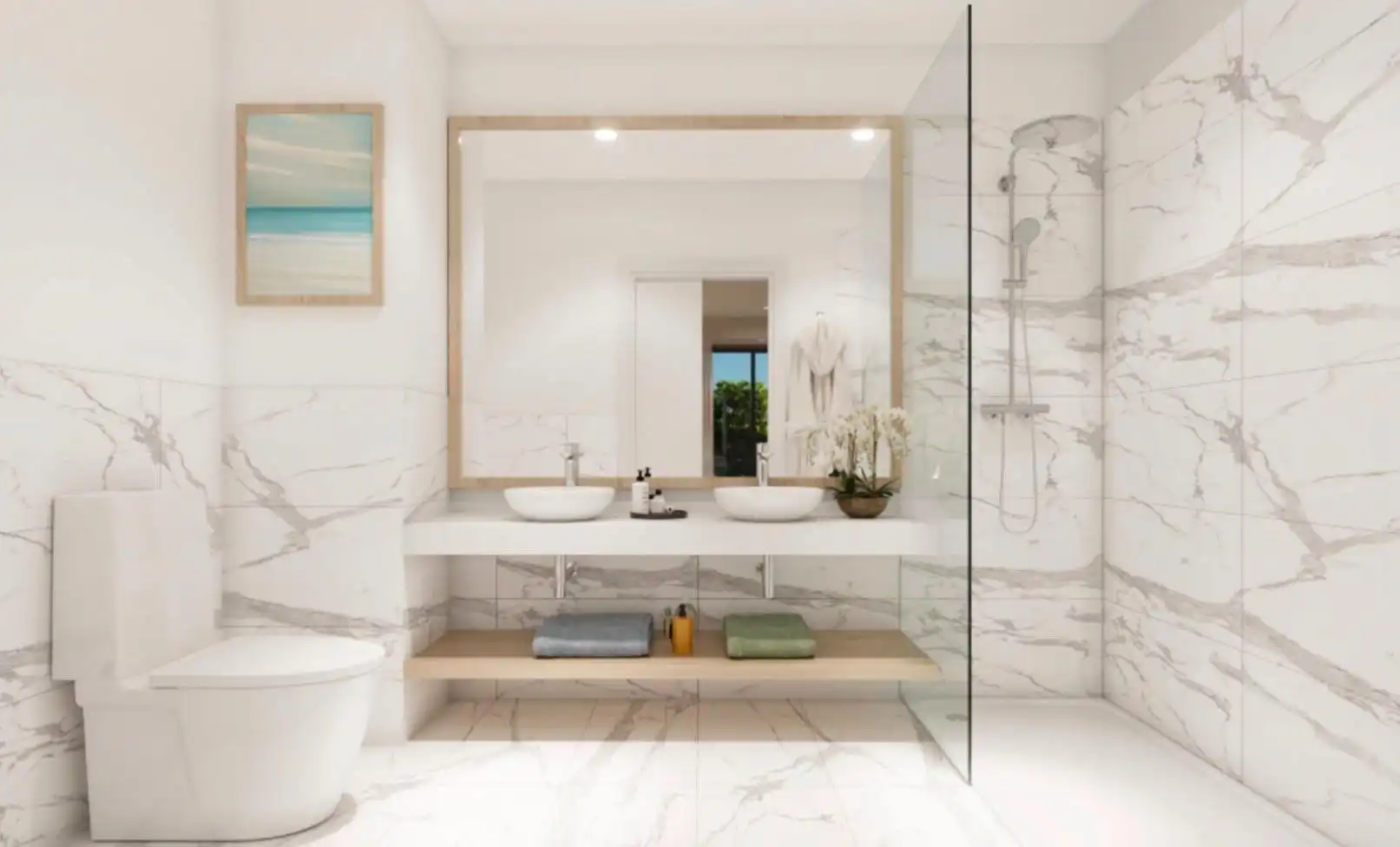 Baño de Planta baja en venta en  Palma de Mallorca con Jardín privado, Trastero y Piscina comunitaria