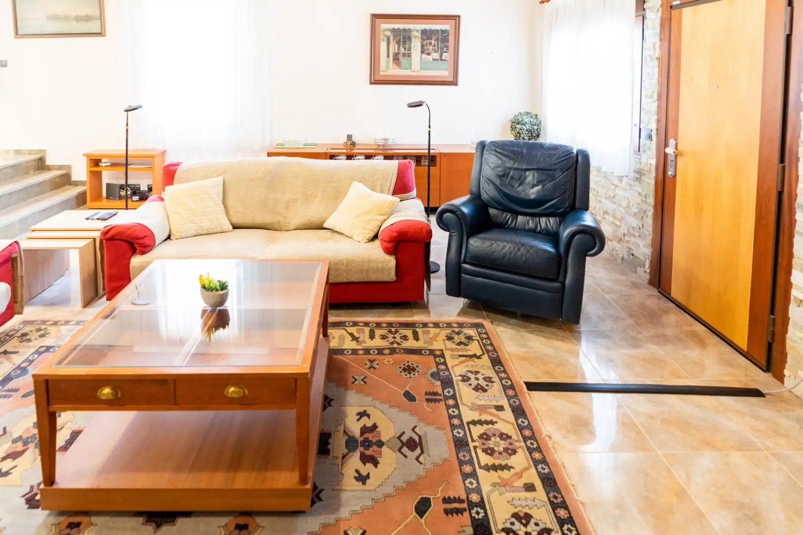 Sala de estar de Casa o chalet en venta en Albolote con Terraza, Trastero y Piscina