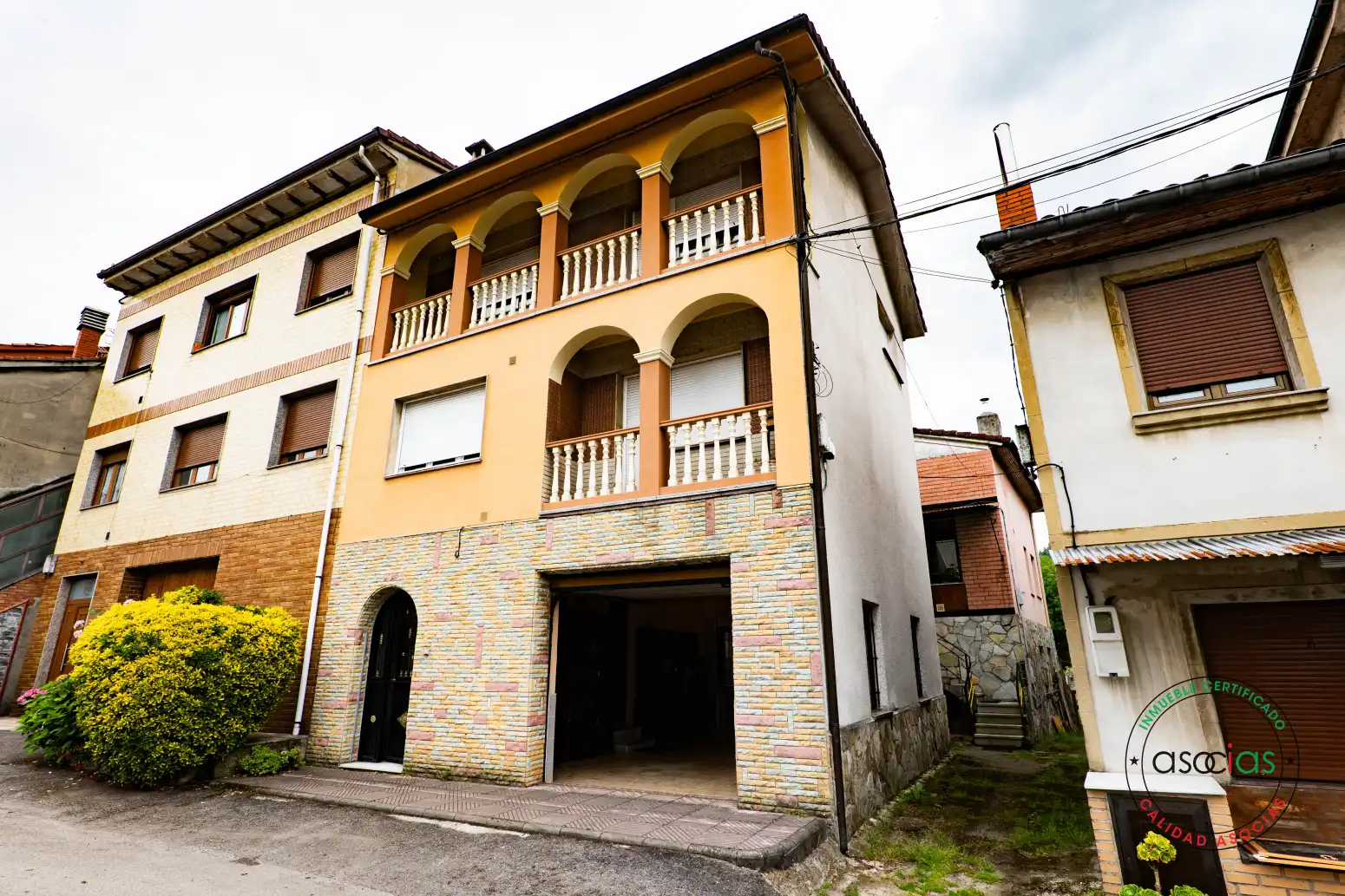 Exterior view of Houses for sale in Laviana  with Heating, Parquet flooring and Terrace