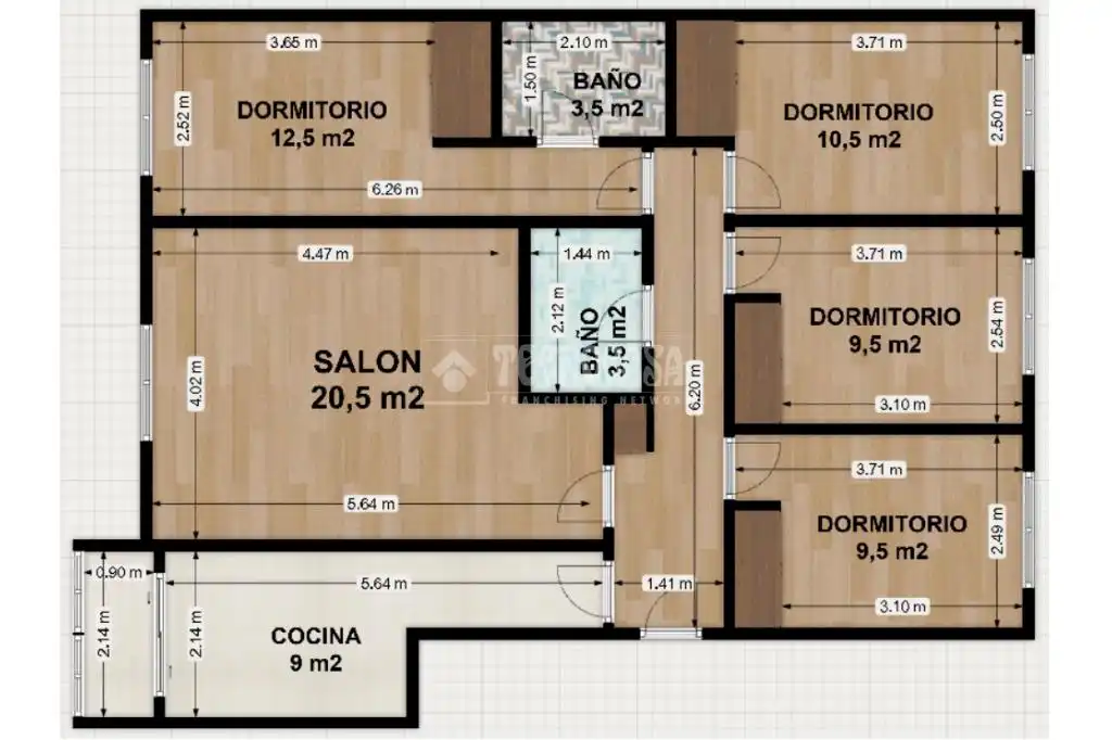Piso en venta en Getafe con Aire acondicionado, Calefacción y Trastero