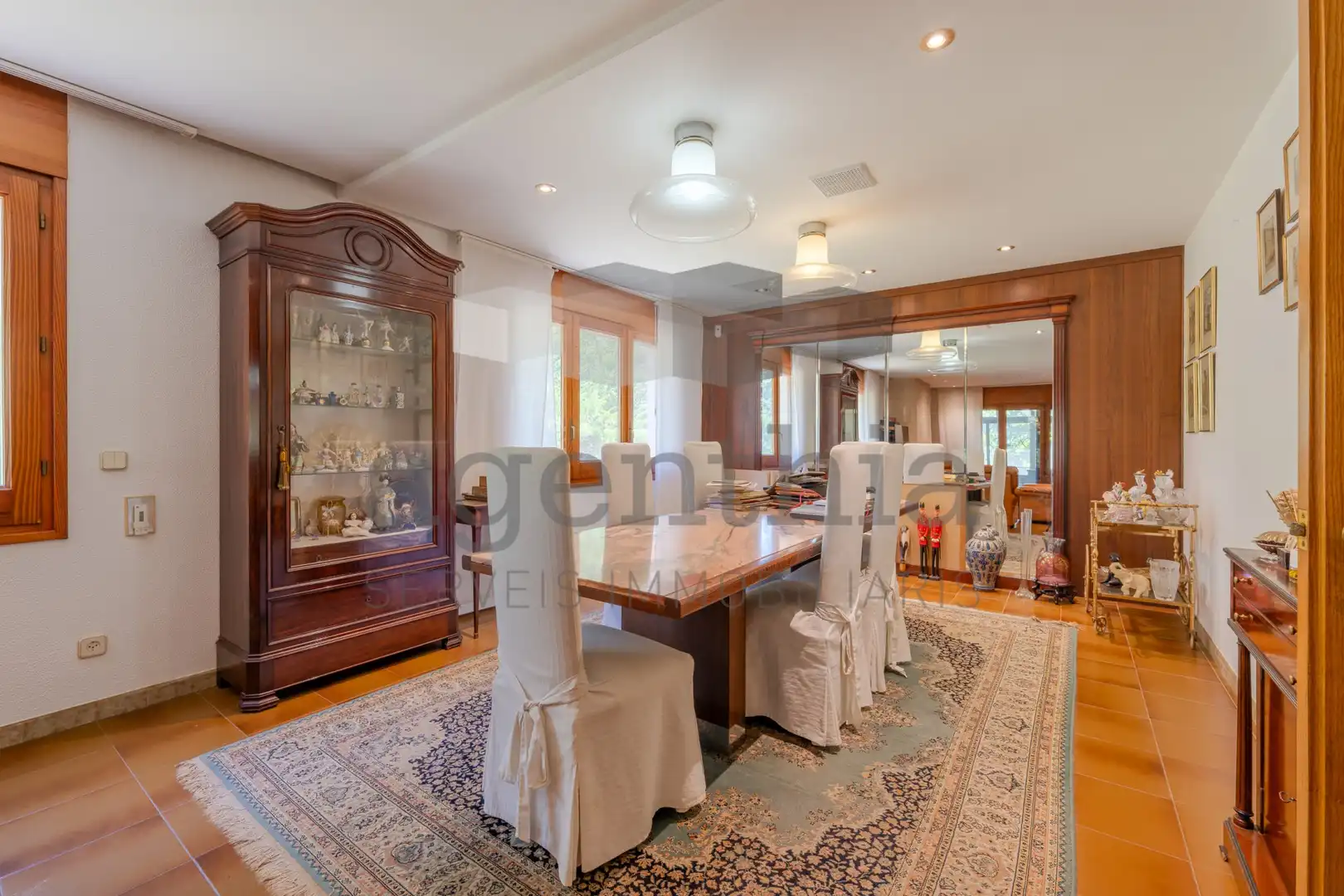 Dining room of Houses for sale in Quart  with Air Conditioner, Heating and Terrace