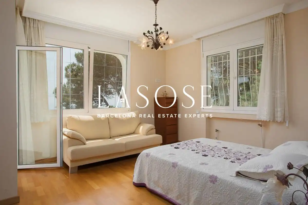 Bedroom of Houses for sale in Arenys de Munt  with Air Conditioner, Private garden and Terrace