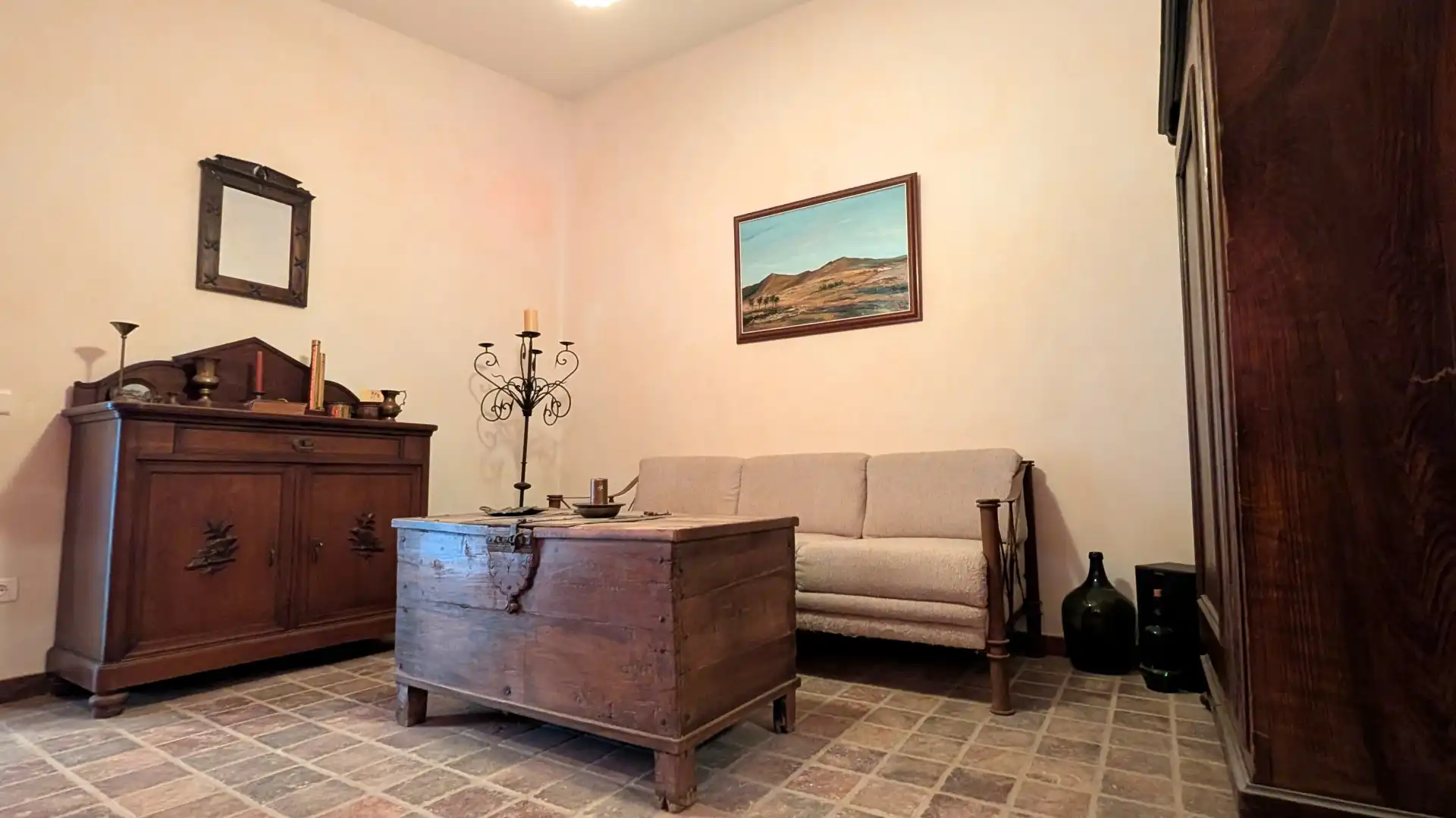 Sala d'estar de Casa o xalet en venda en Pájara amb Jardí privat, Terrassa i Piscina